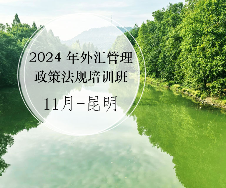 2024年外汇管理政策法规培训班--11月昆明